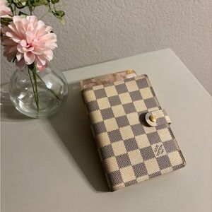 LOUIS VUITTON Damier Azur Agenda